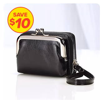 379407 Detachable 2-In-1 Card and Coin Wallet Wristlet