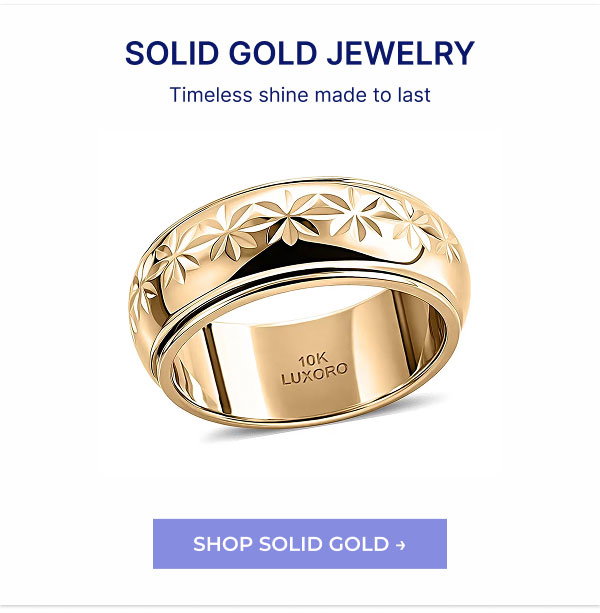 Solid Gold Jewelry