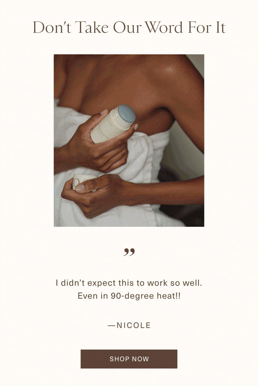 Microbiome balancing deodorant