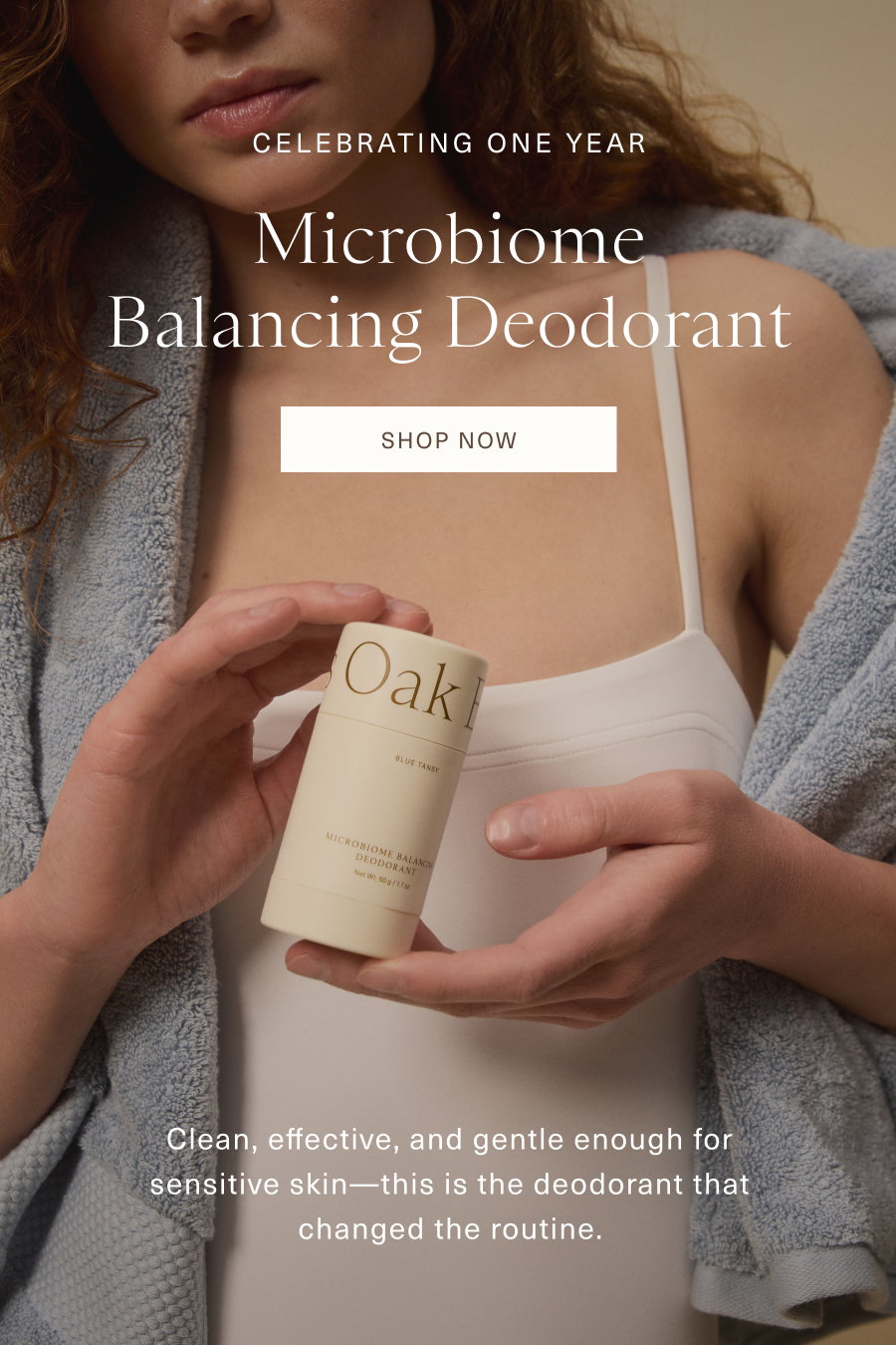 Microbiome balancing deodorant