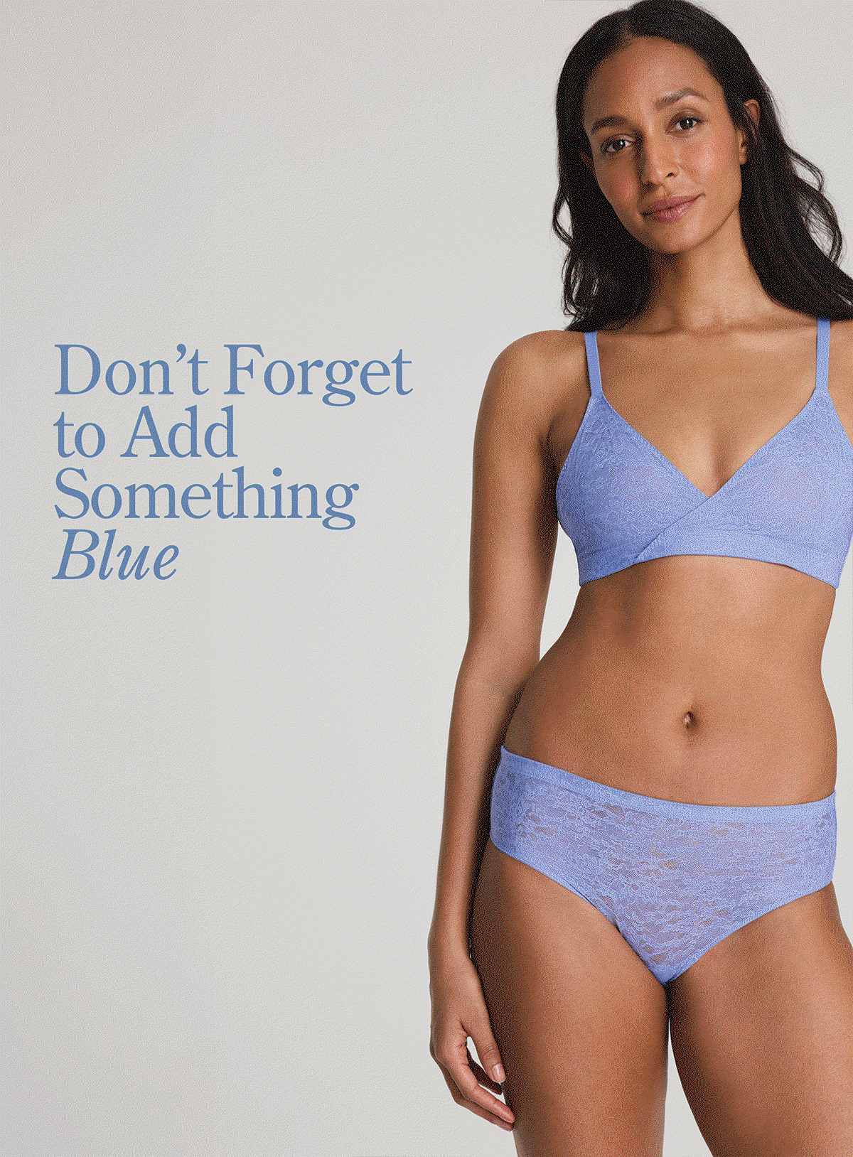 Don't forget to add something blue
