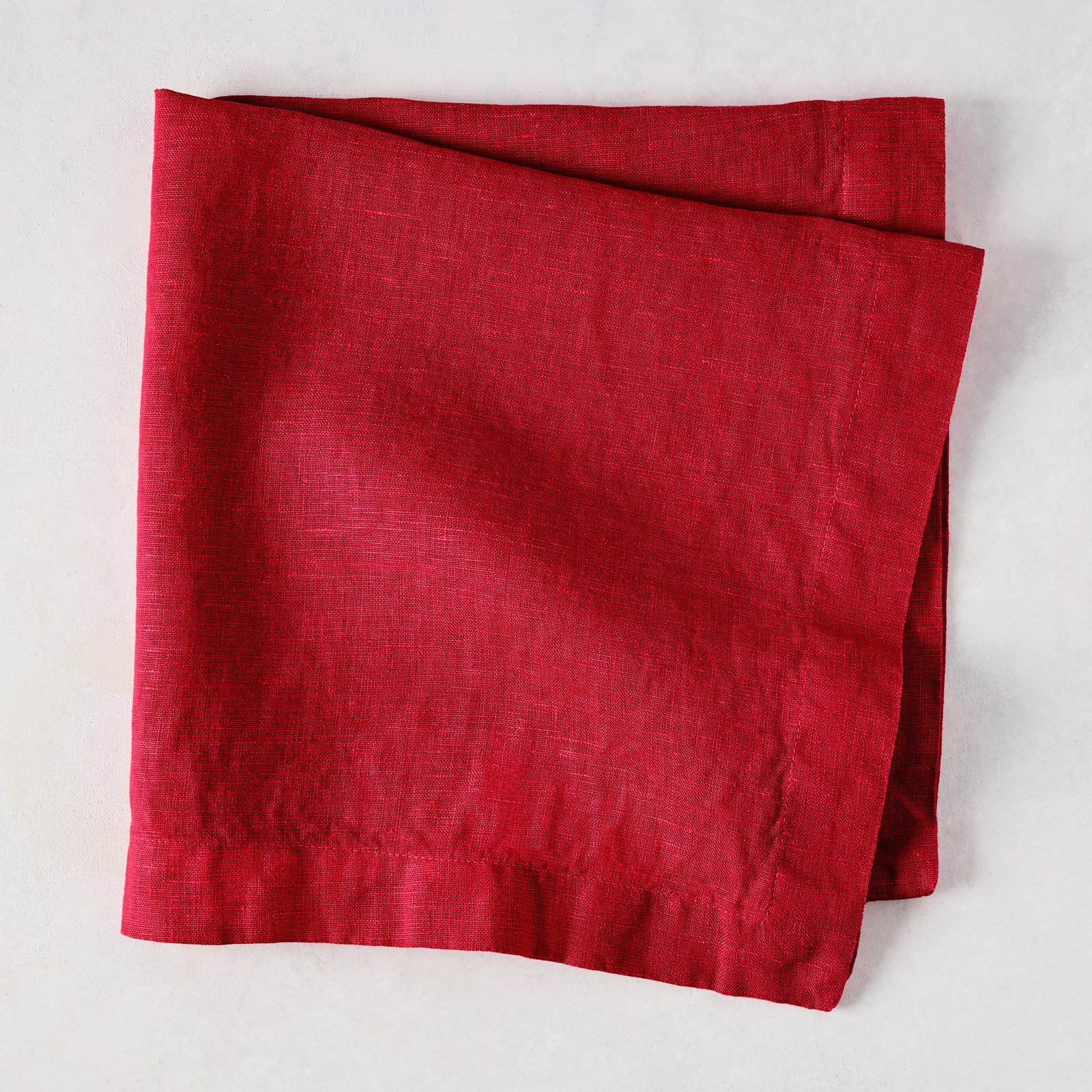Image of Flame HG Signature Hand-dyed Linen Napkin