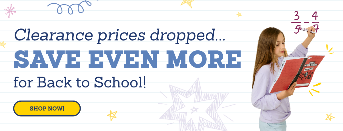 Clearance Prices Dropped: Save Even More for Back to School! - SHOP NOW