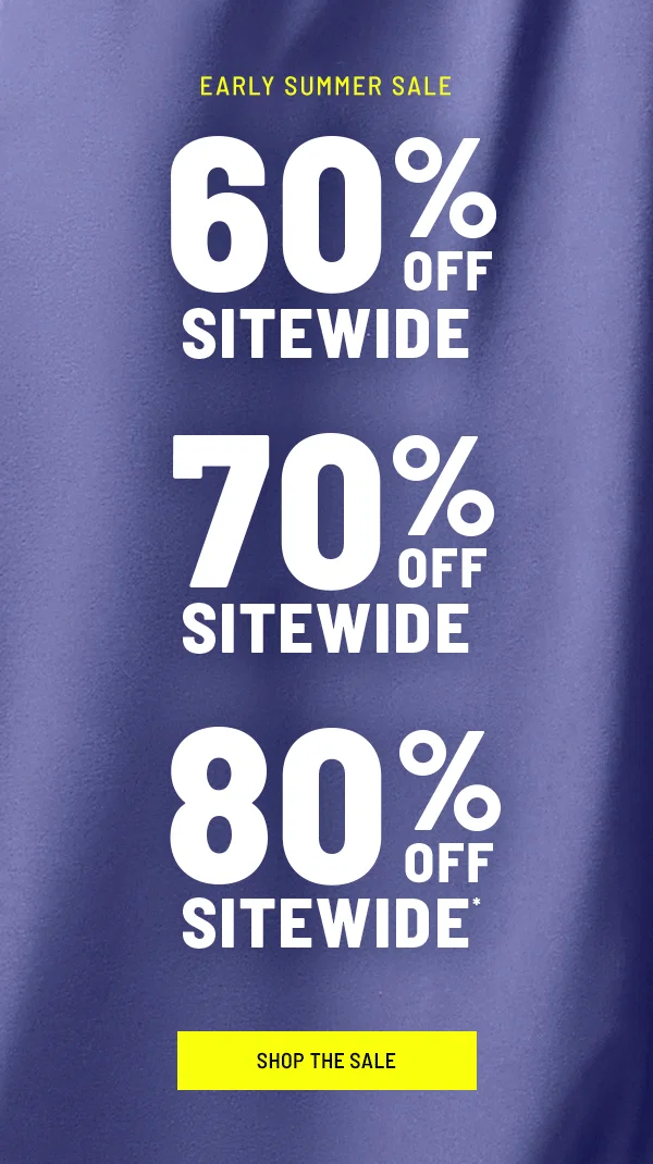 Early Summer Sale
