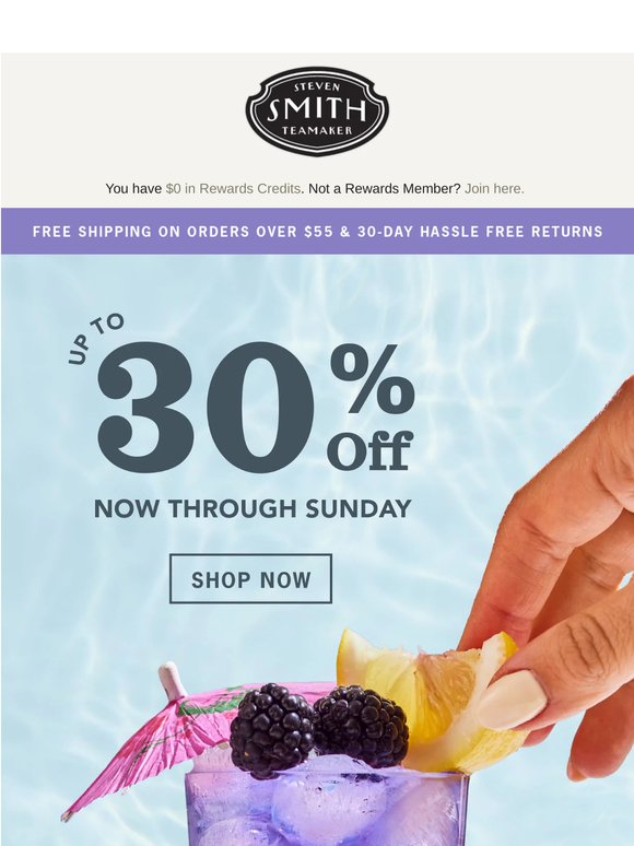 Keep It Chill: Up to 30% Off Summer Favorites