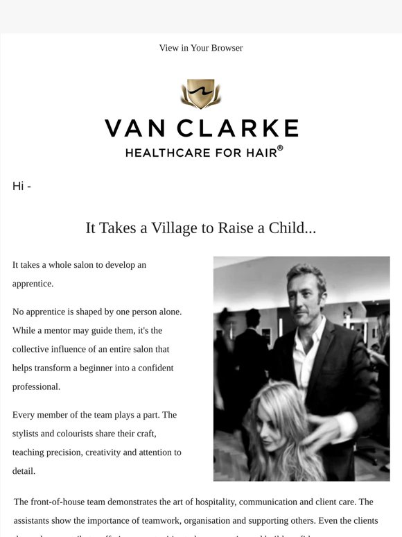 It Takes a Village to Raise a Child...