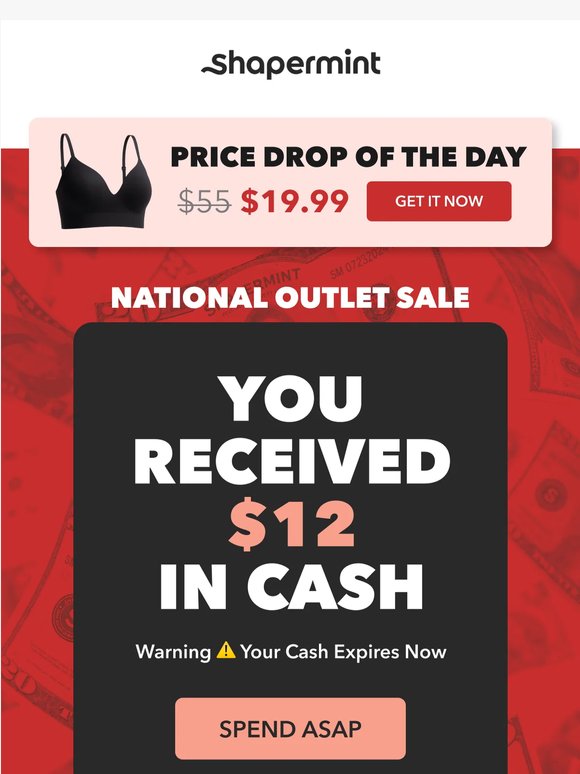 ATTN: UNUSED $12 Cash Detected
