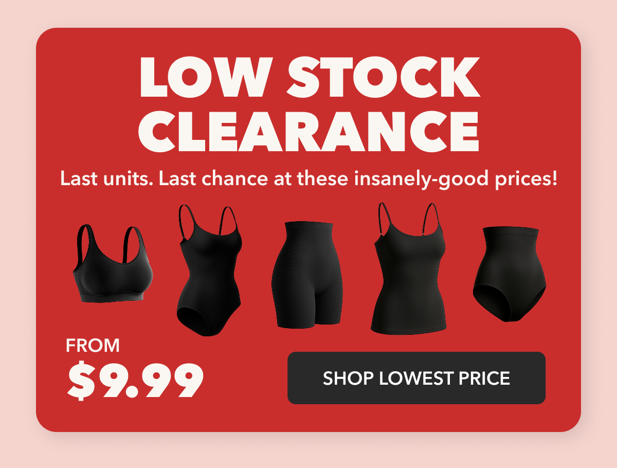 Low Stock Clearance