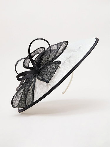 Mono Dipped Brim Disc Fascinator