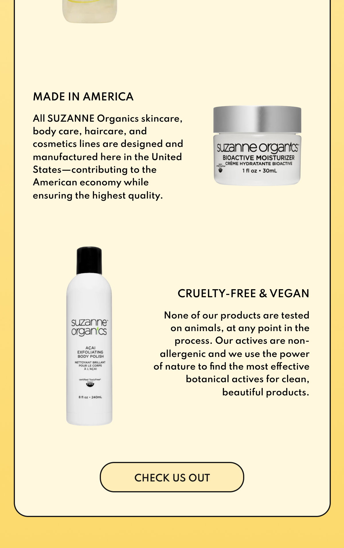 Made in America, Cruelty-Free