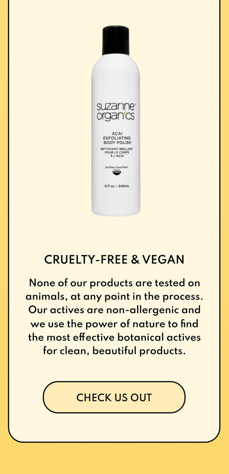 Cruelt-Free & Vegan