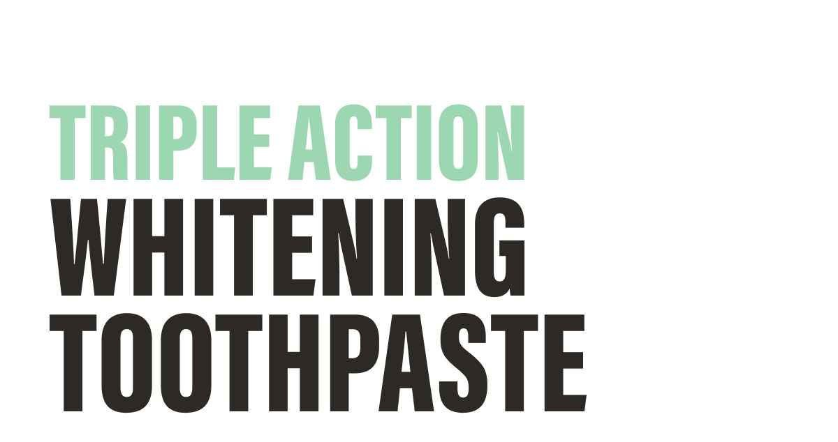 TRIPLE ACTION WHITENING TOOTHPASTE