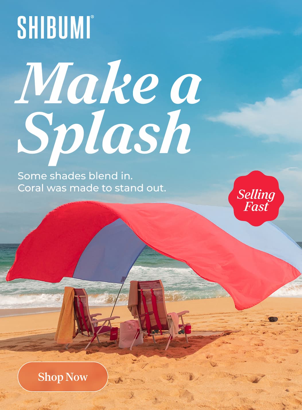 Make a splash with limited edition Coral shade