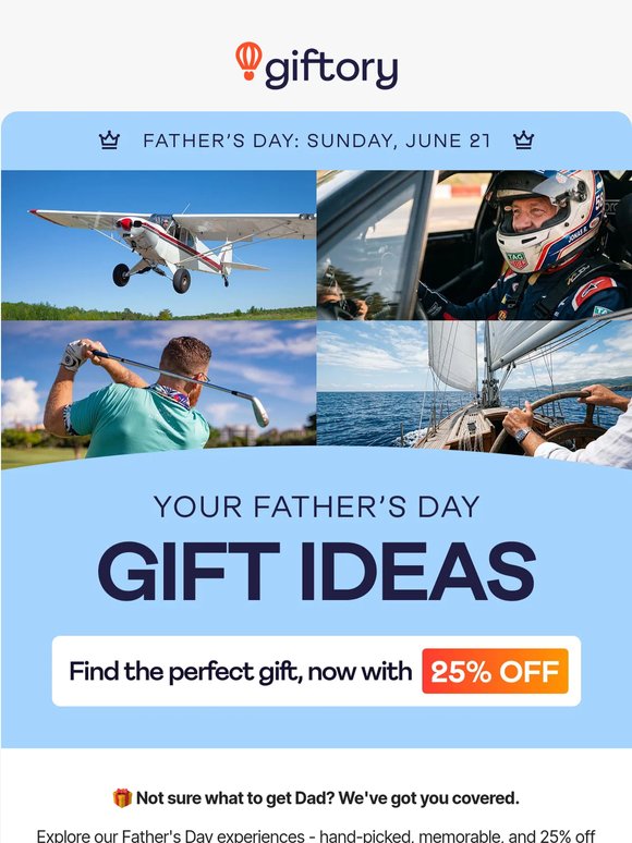 ❤️ Father's Day Gift Ideas + 25% Off!