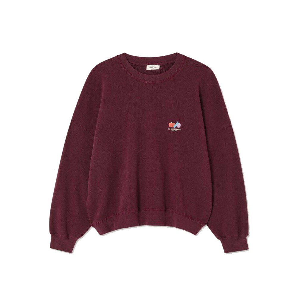 Image of Atubay Logo Sweatshirt - Wine