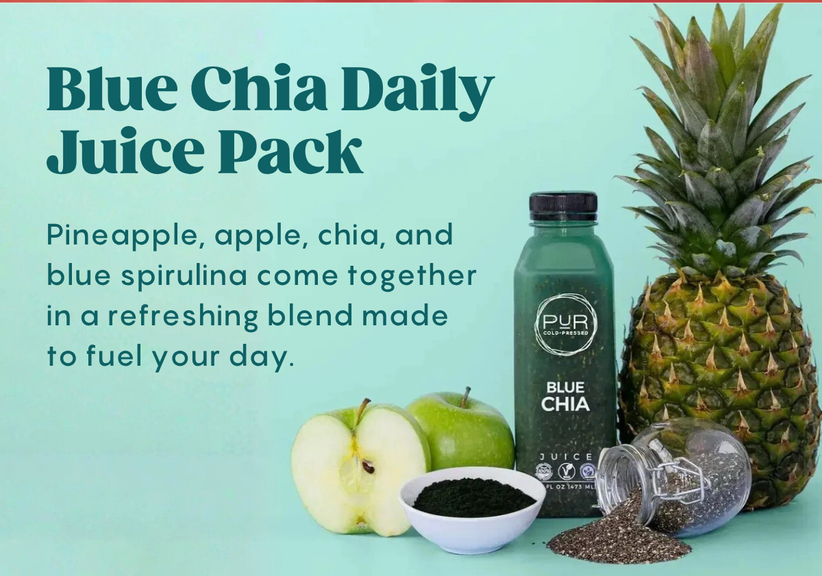Blue Chia Daily Juice Pack