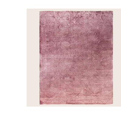 Light Pink Samsara Wool Rug - 8'1" x 10'2"
