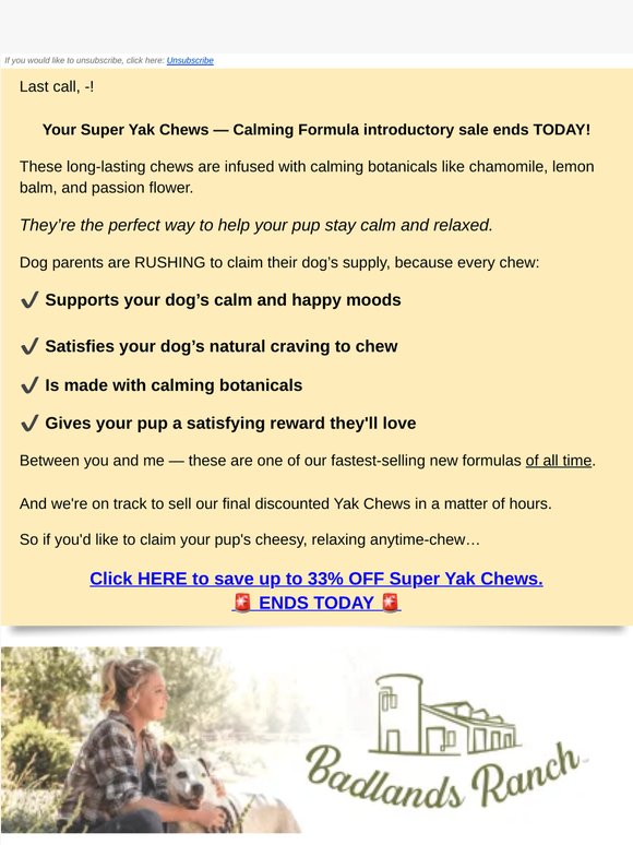 FINAL Yak Chews up for grabs 👀 [Save 33%]