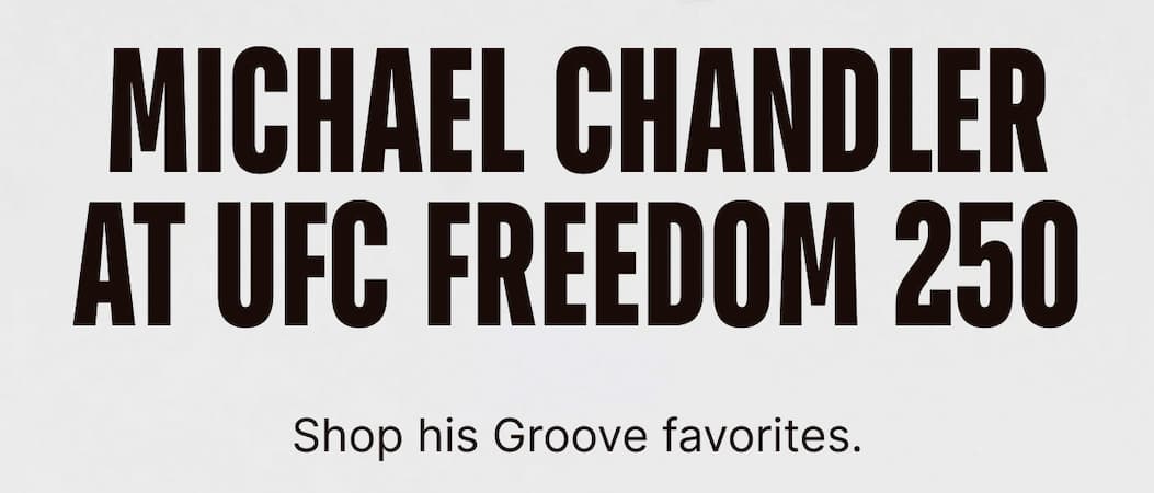 MICHAEL CHANDLER AT UFC FREEDOM 250: Shop his Groove favorites.