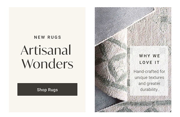 Artisanal Wonders | Shop Rugs >