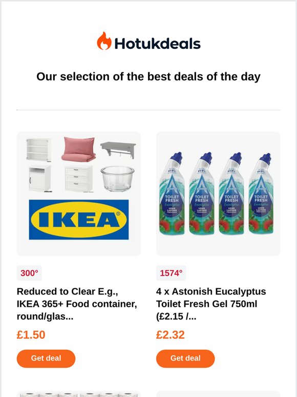 Our selection of the best deals of the day