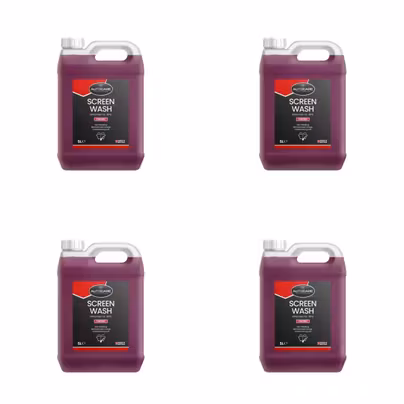 4 x AUTOCARE Screen Wash -10C, 5 Litres Removes Dirt Grime,...