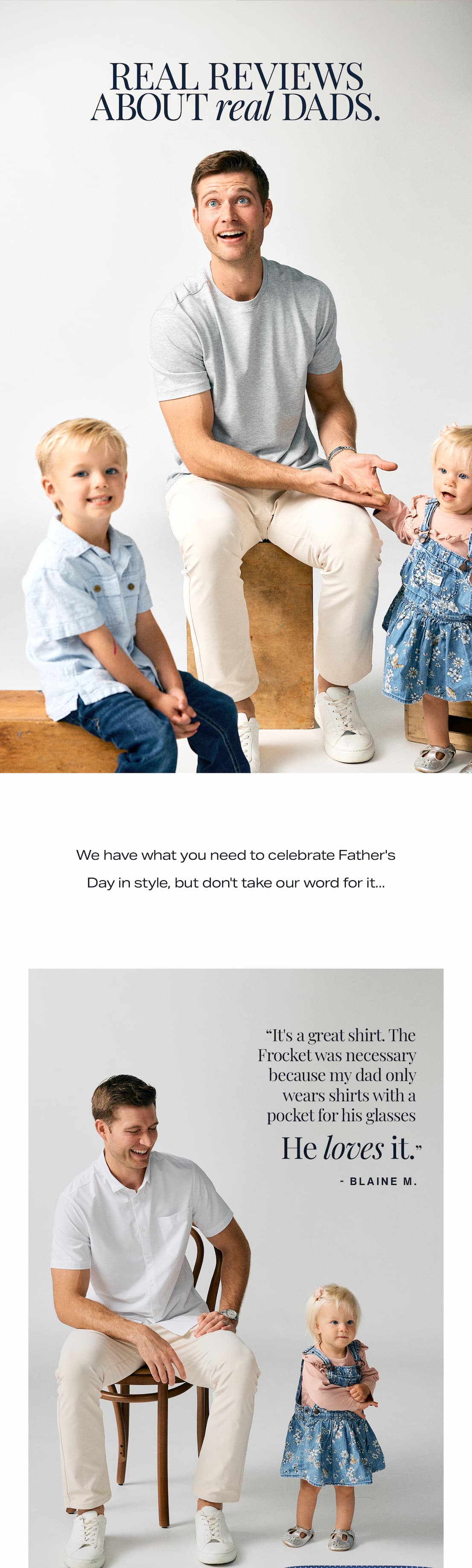 Real reviews about real dads