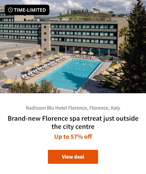 Brand-new Florence spa retreat just outside the city centre