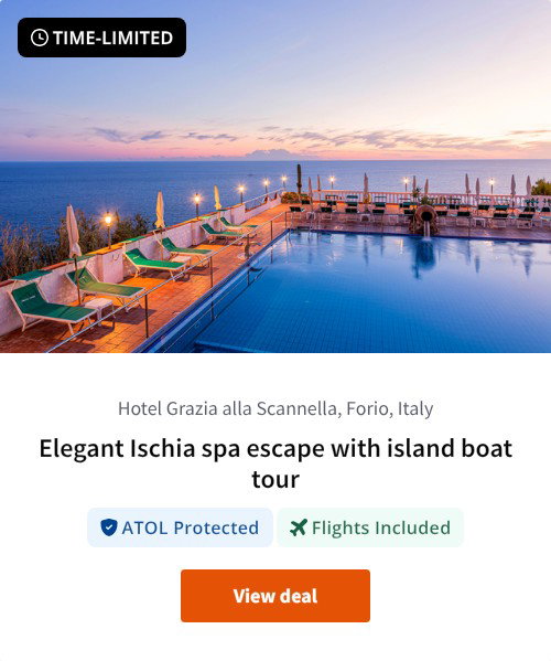 Elegant Ischia spa escape with island boat tour