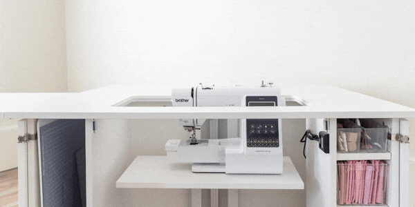 Sewing machine lifting