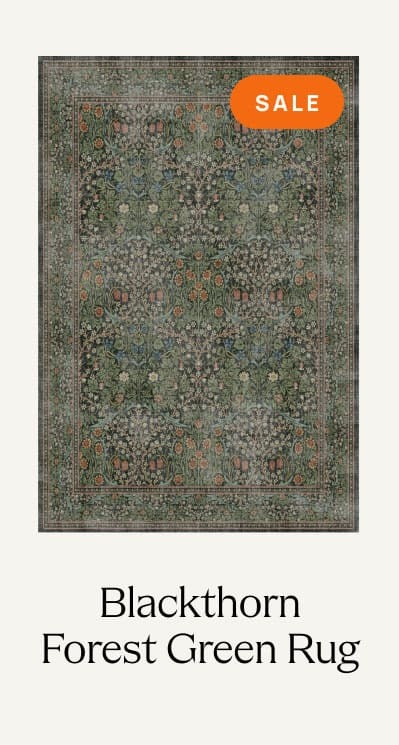 Blackthorn Forest Green Rug