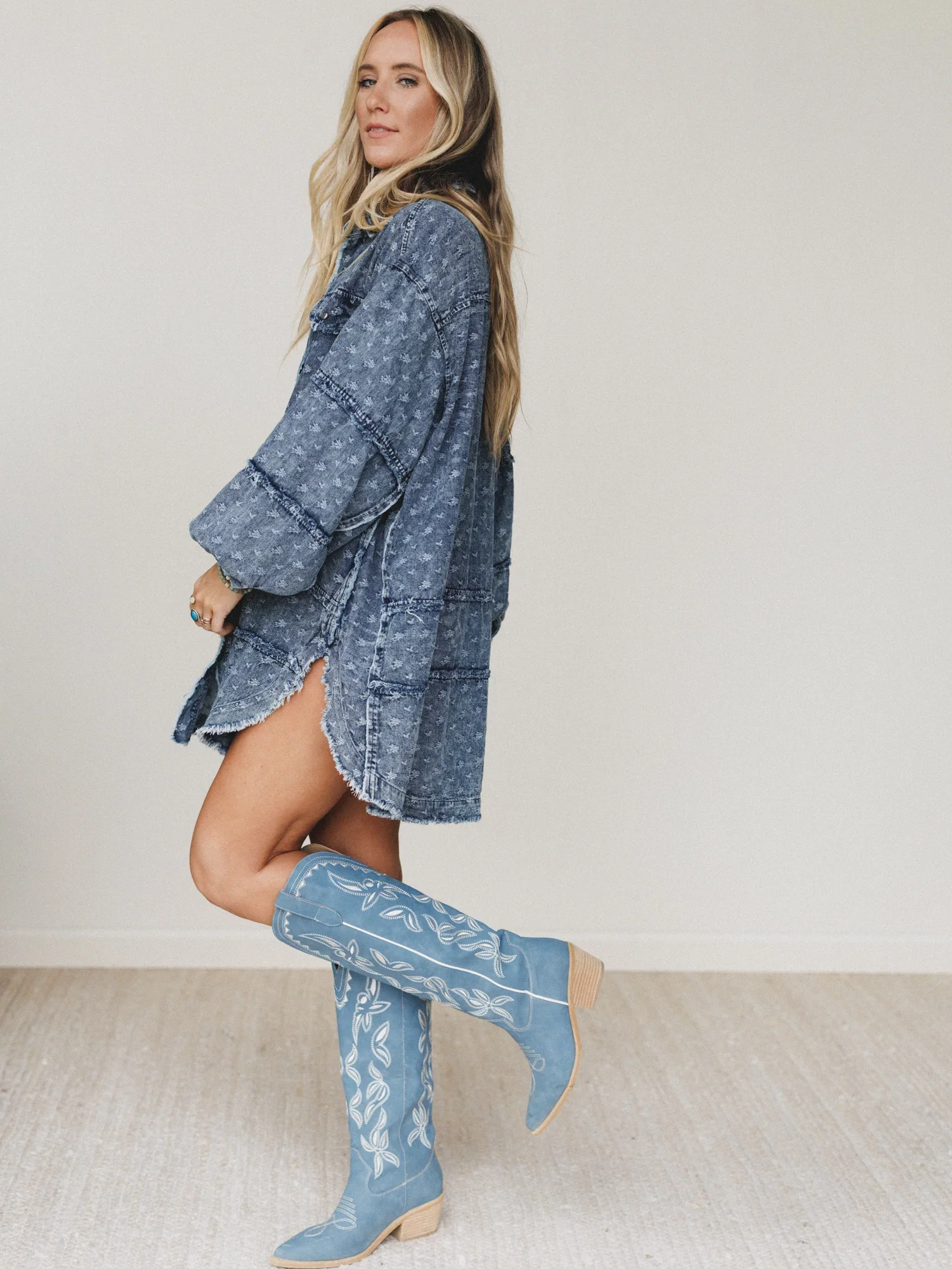 Image of Artisan Ease Dress - Denim