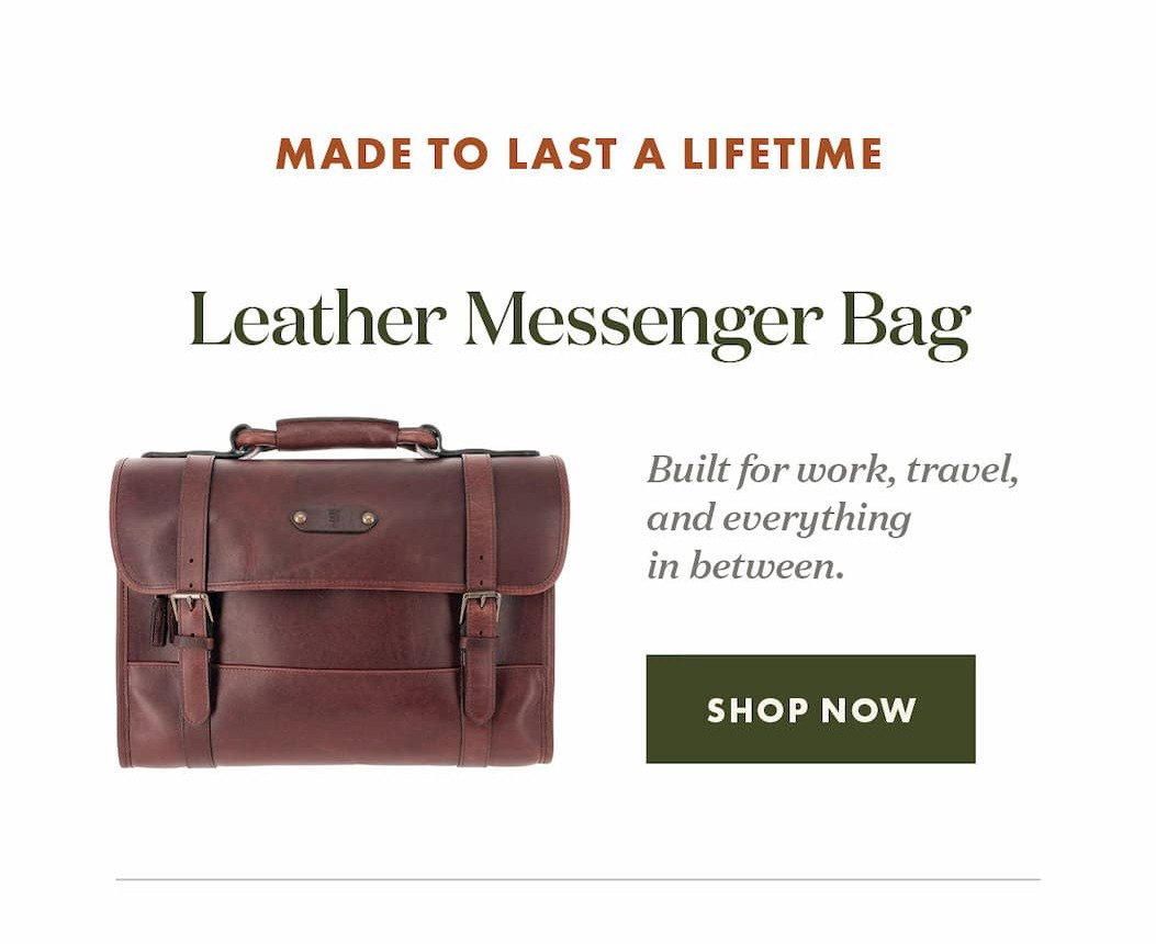 Leather Messenger Bag
