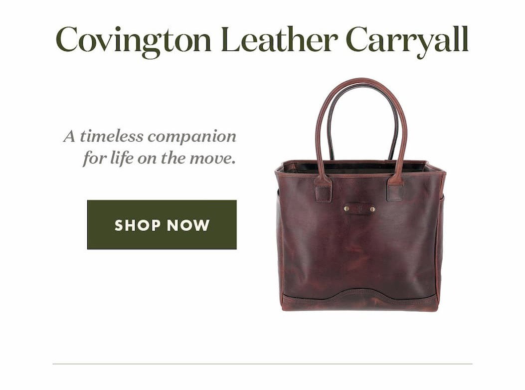 Covington Leather Carryall