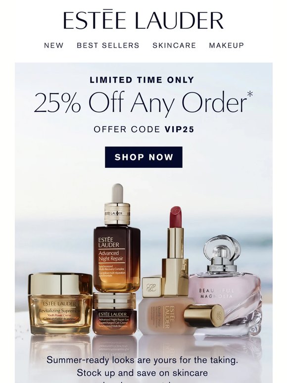 For You ⭐ 25% Off Any Order.