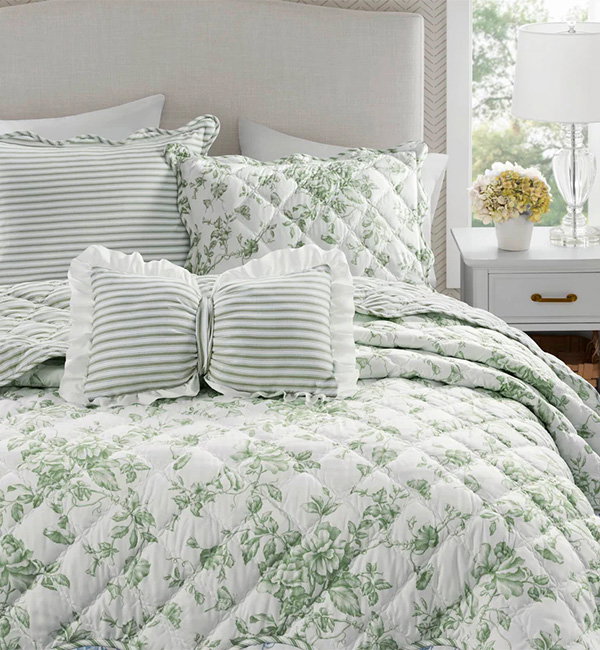 Adele 3-piece Quilt Set with Decorative Pillow