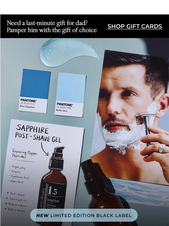 Our FIRST men’s grooming product