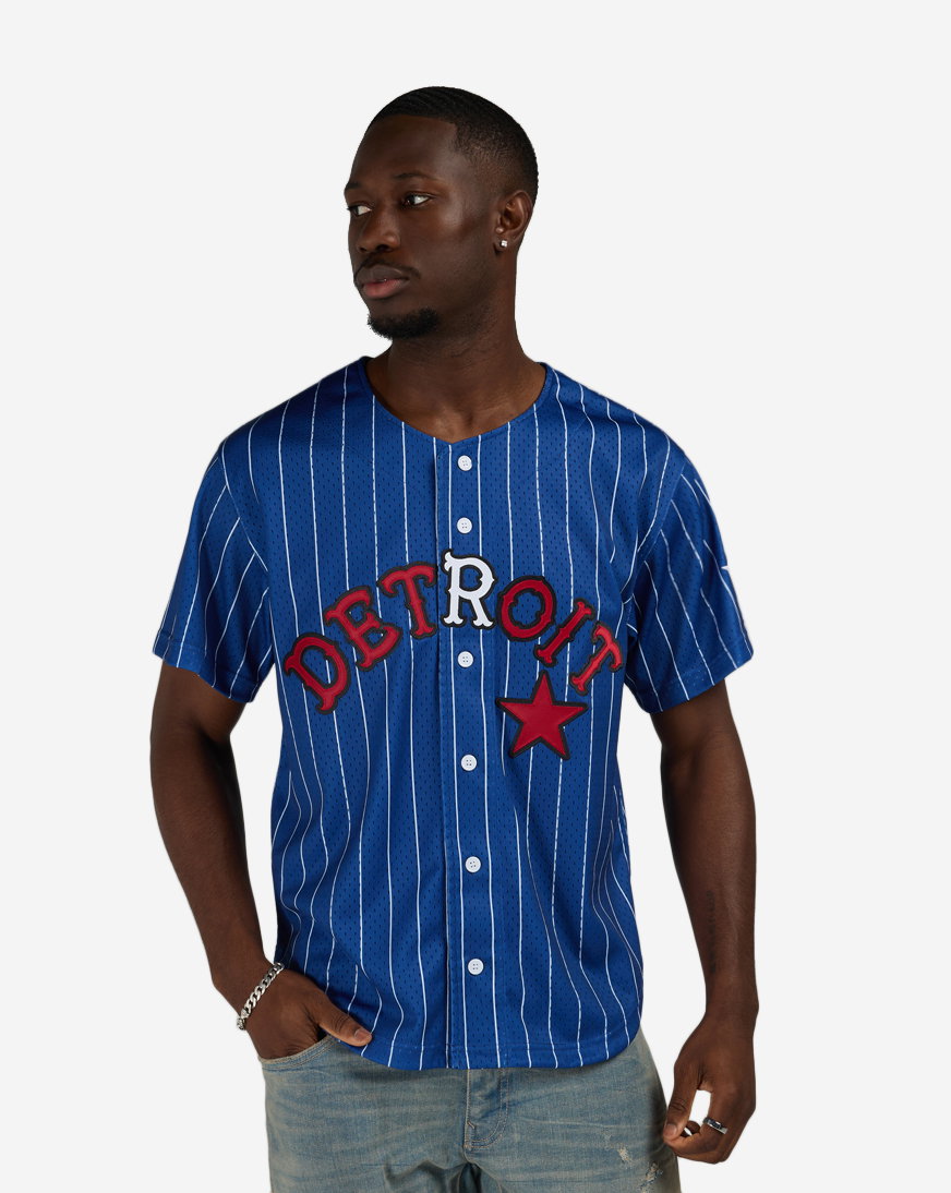 Detroit Stars Riley Greene Authentic Batting Practice Pinstripes Jersey