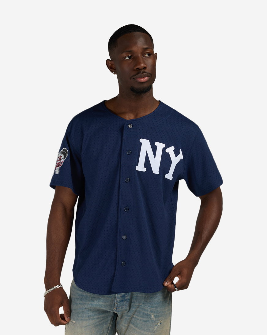 Homestead Grays James Wood Authentic Batting Practice Pinstripes Jersey