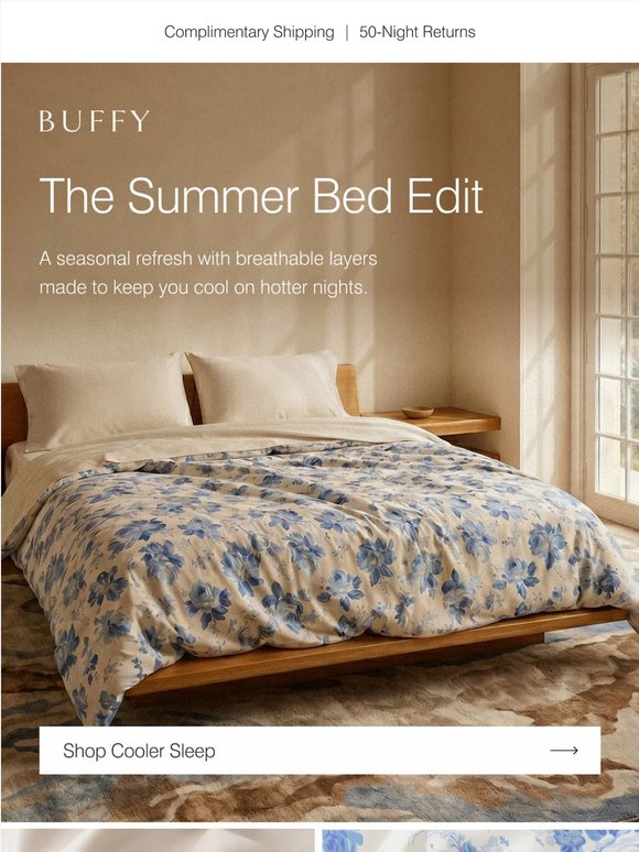 Hotter nights need a different bed. Build it here.