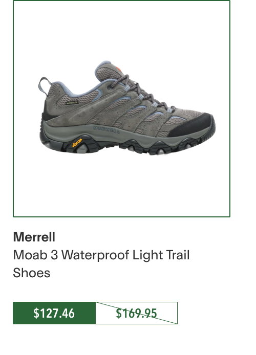 Merrell Moab 3 Waterproof Light Trail Shoes