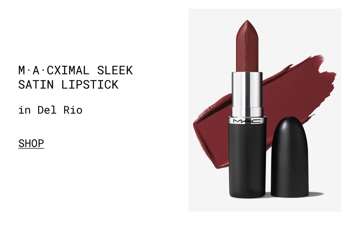 M·A·CXIMAL SLEEK SATIN LIPSTICK | in Del Rio | SHOP