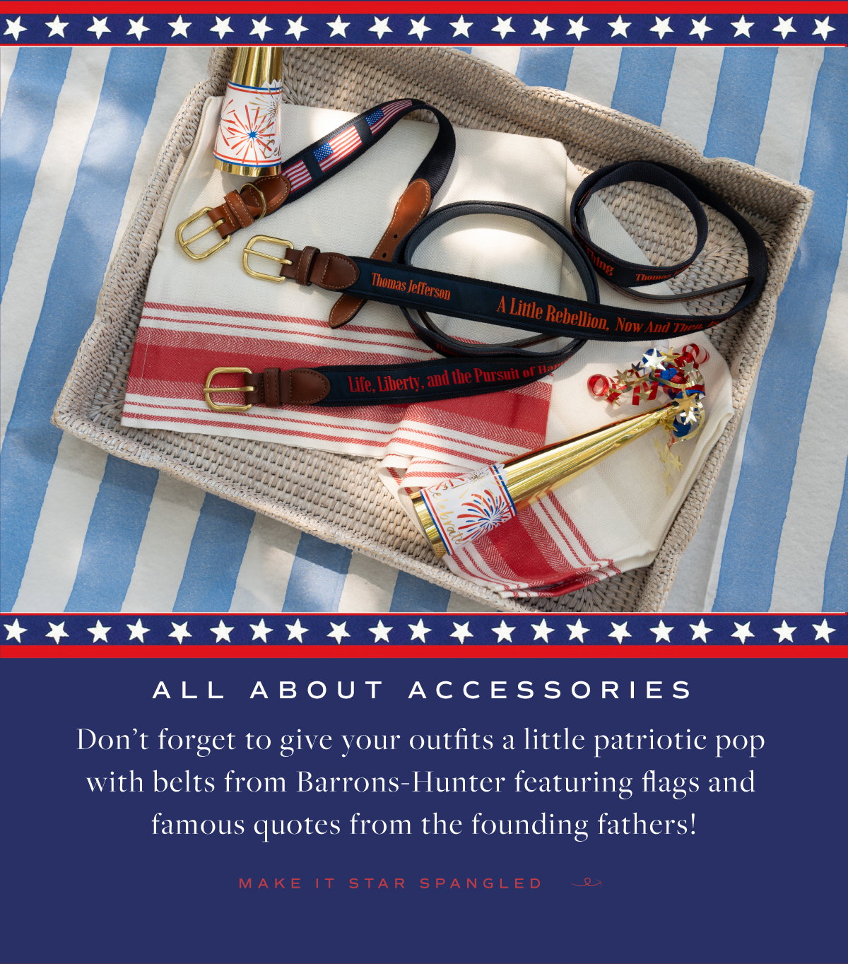 Shop Festive Barrons-Hunter Belts & More!