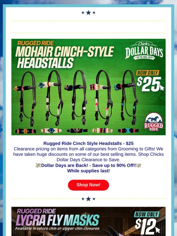 Cinch Style Headstalls $25 💸 Dollar Day$ Deal