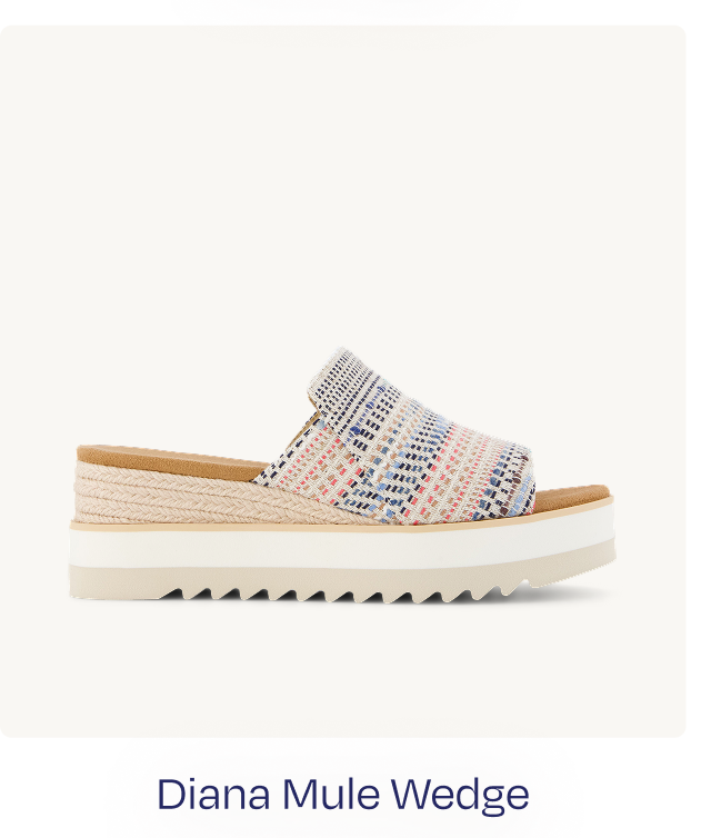 Diana Mule Wedge Sandal