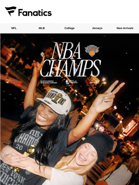 Champions! Get Your Official Knicks Gear Now