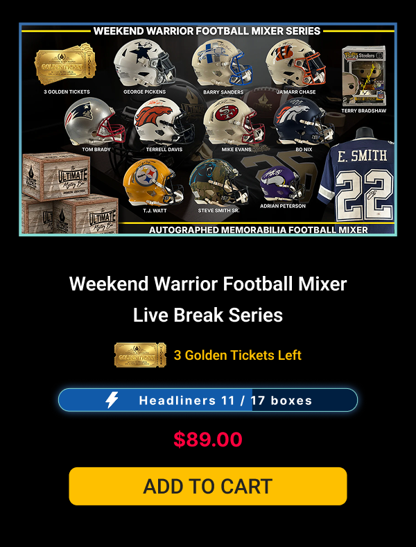 Weekend Warrior Football Mixer Live Break Series