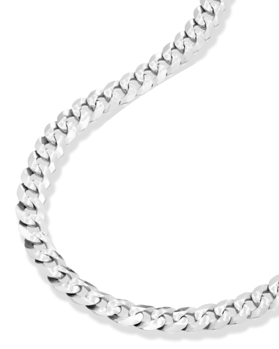 Silver chain necklace. 