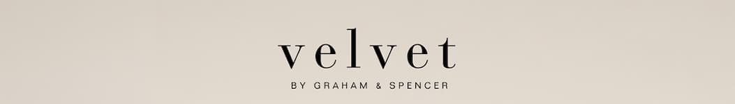 Text reads "VELVET BY GRAHAM & SPENCER"