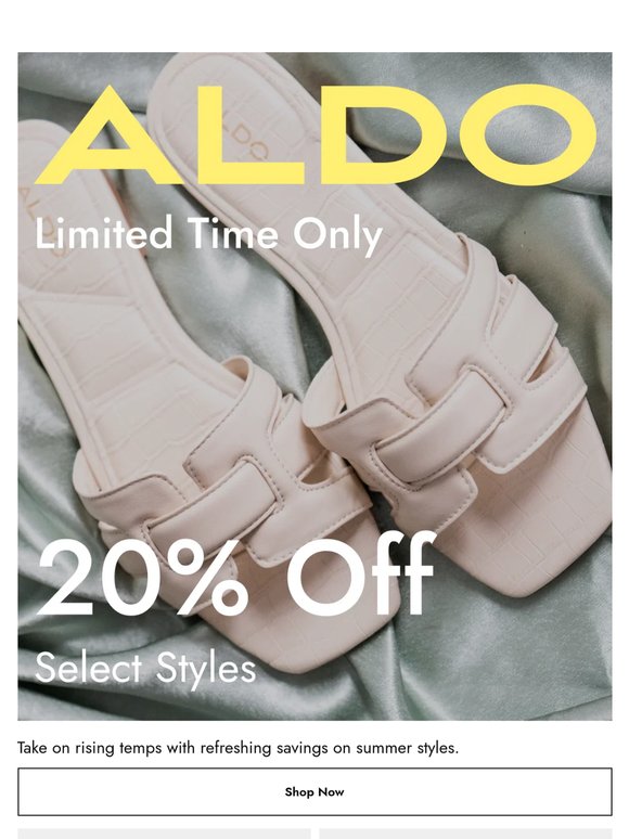 This weekend: 20% off select styles